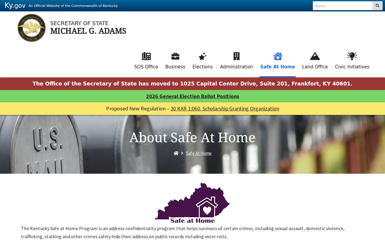 Safe at Home protection affecting Covington resident lookup records
