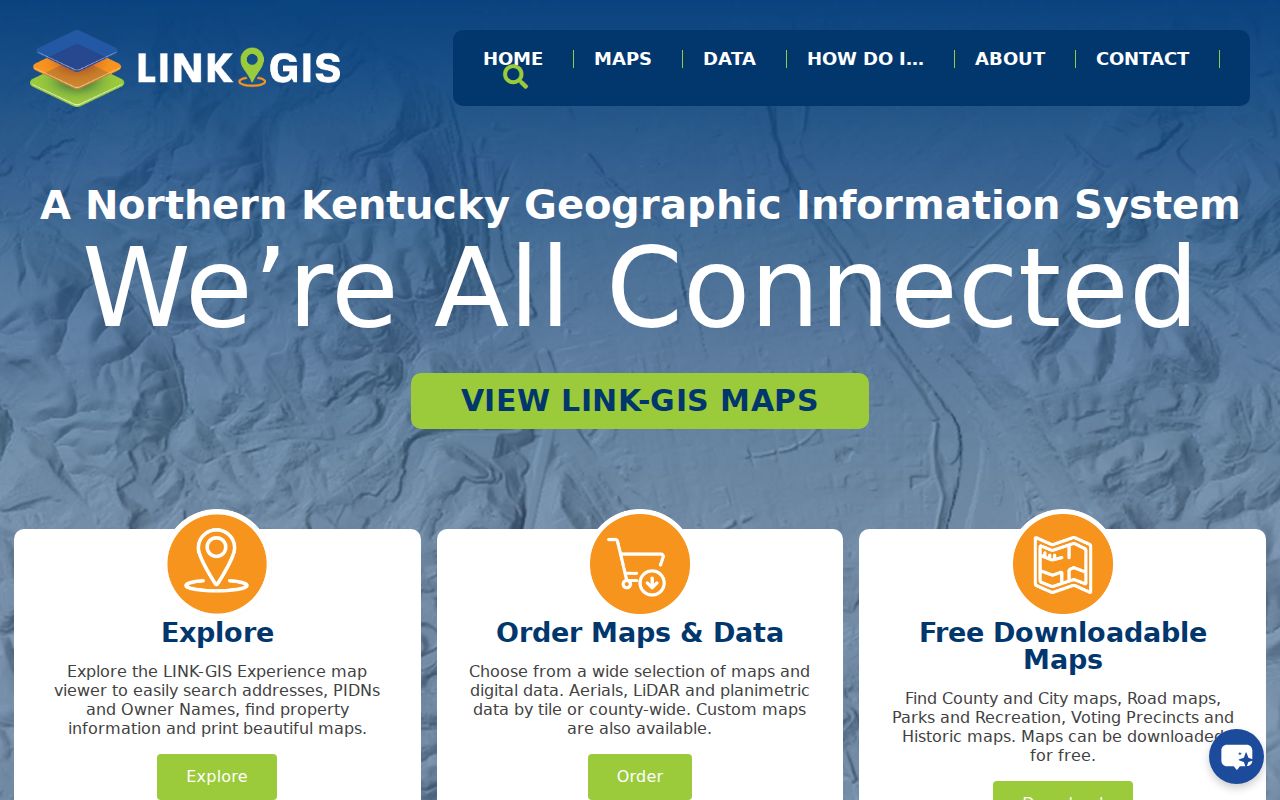 Covington street directory LINK-GIS parcel viewer